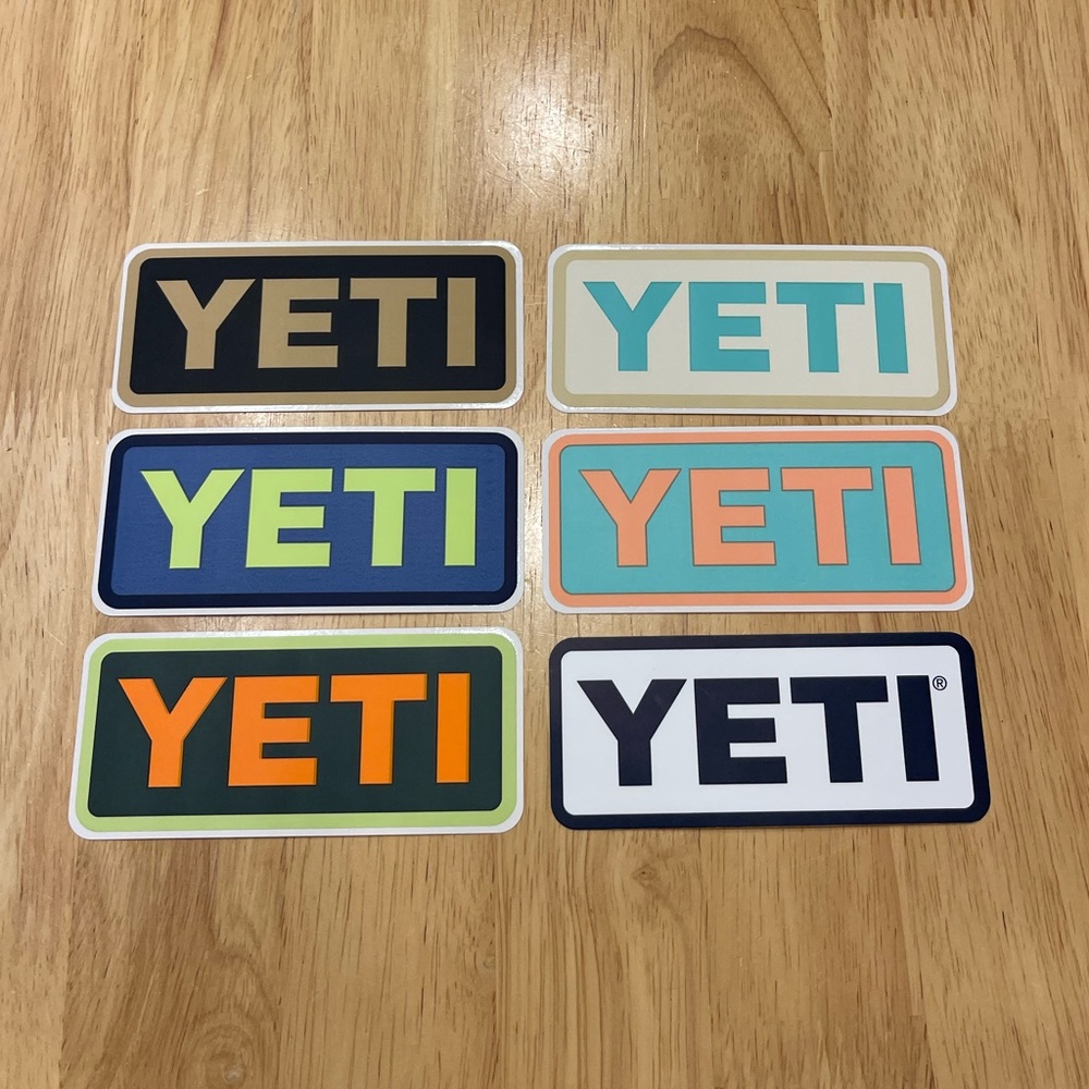 YETI Stickers - Set of 6